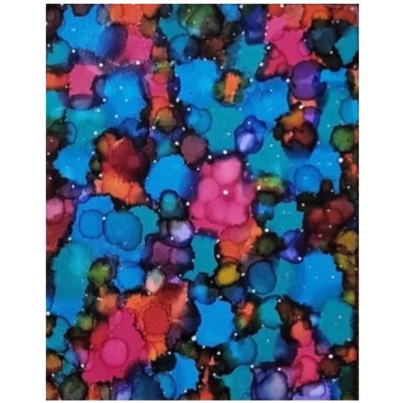 Hand Crafted Other - Hand Crafted Abstract Design 11x14 Inches Canvas Painting